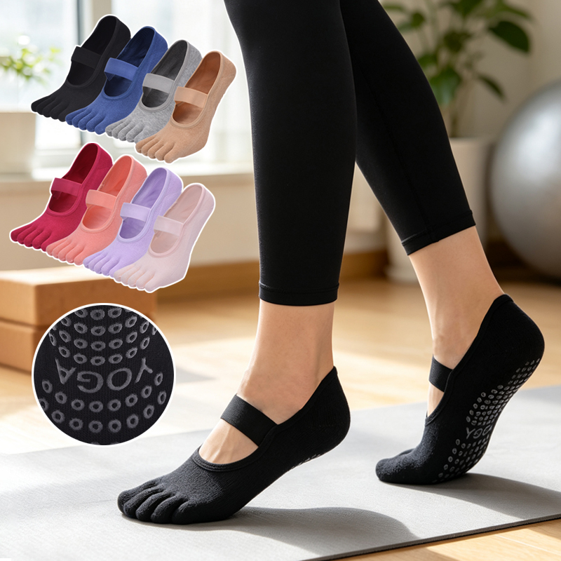 Damskie skarpetki do pilatesu  – Medias Para Pilates Y Yoga recenzja i cena